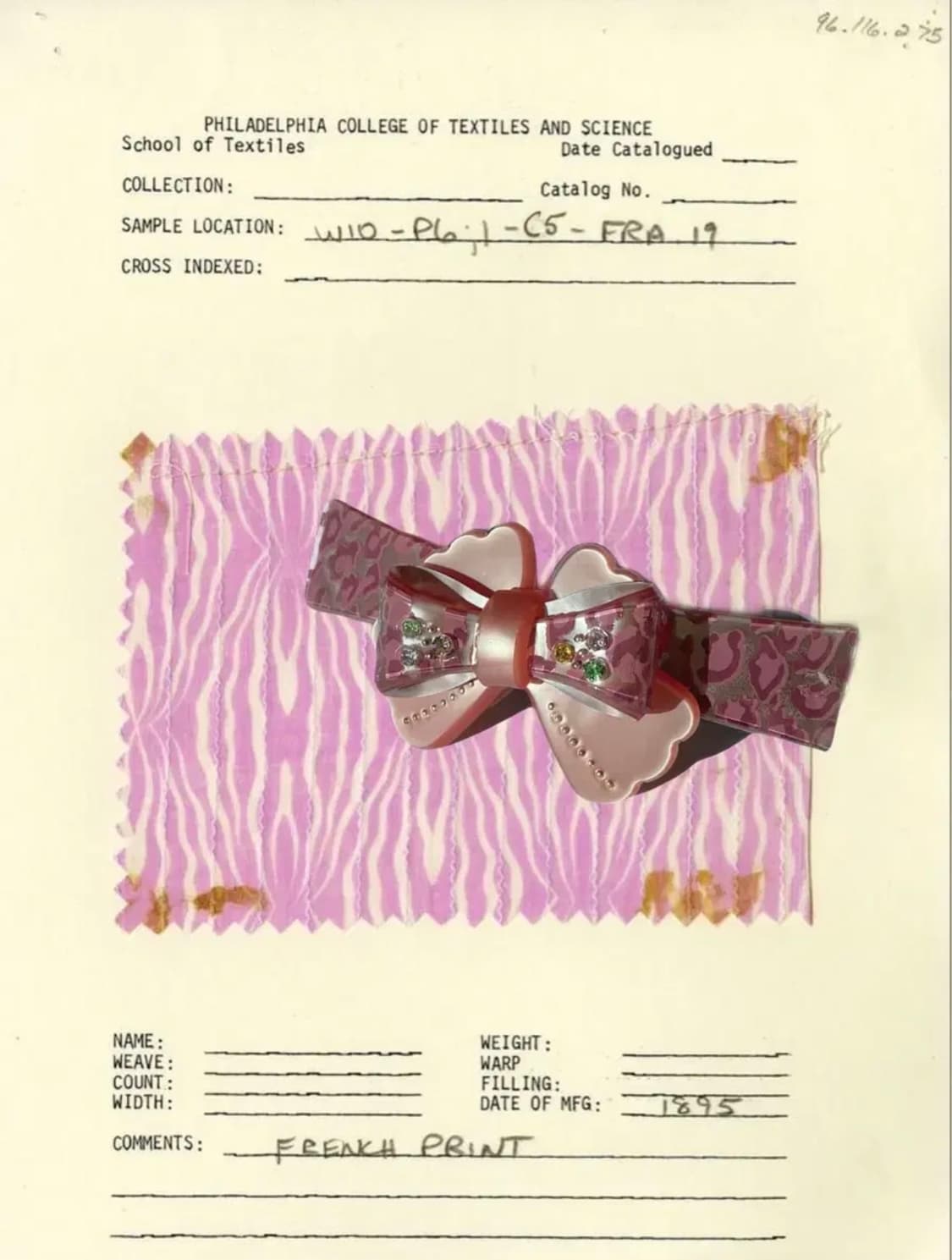 빈티지 갸루 레오파드 핑크 고전 리몬 헤어핀 헤어클립 상품이미지1