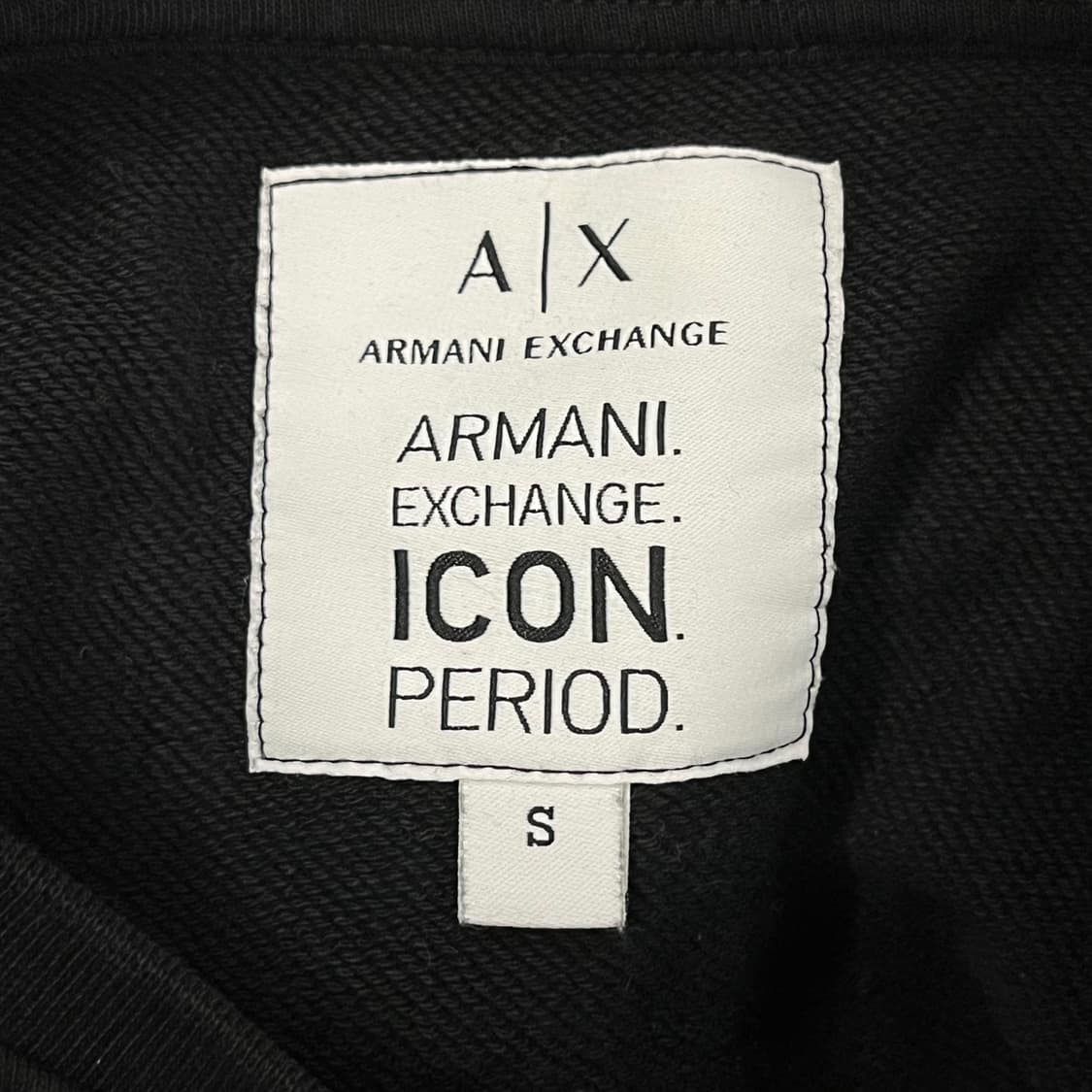[정품/S] A/X 아르마니 익스체인지 블랙 맨투맨 b15 상품이미지5