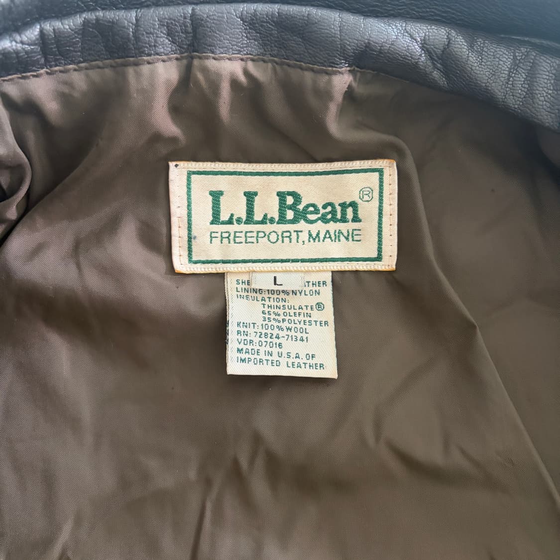 LL Bean 8-90‘s A2 Bomber Jacket 상품이미지3