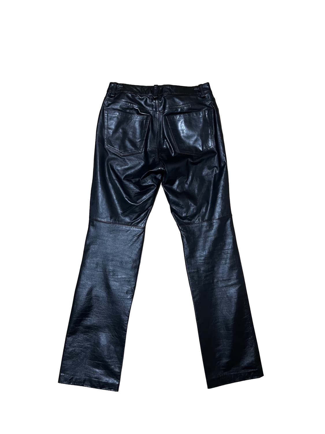 올드갭 레더 플레어 팬츠 상품이미지2