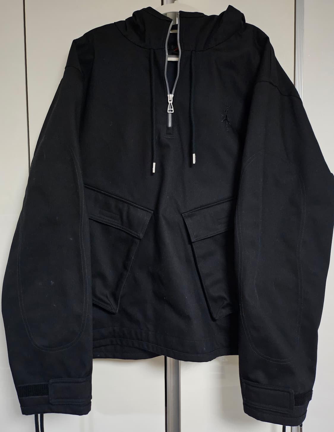 조던 x 트래비스 스캇 하프 집 자켓 블랙 (XL) 상품이미지2