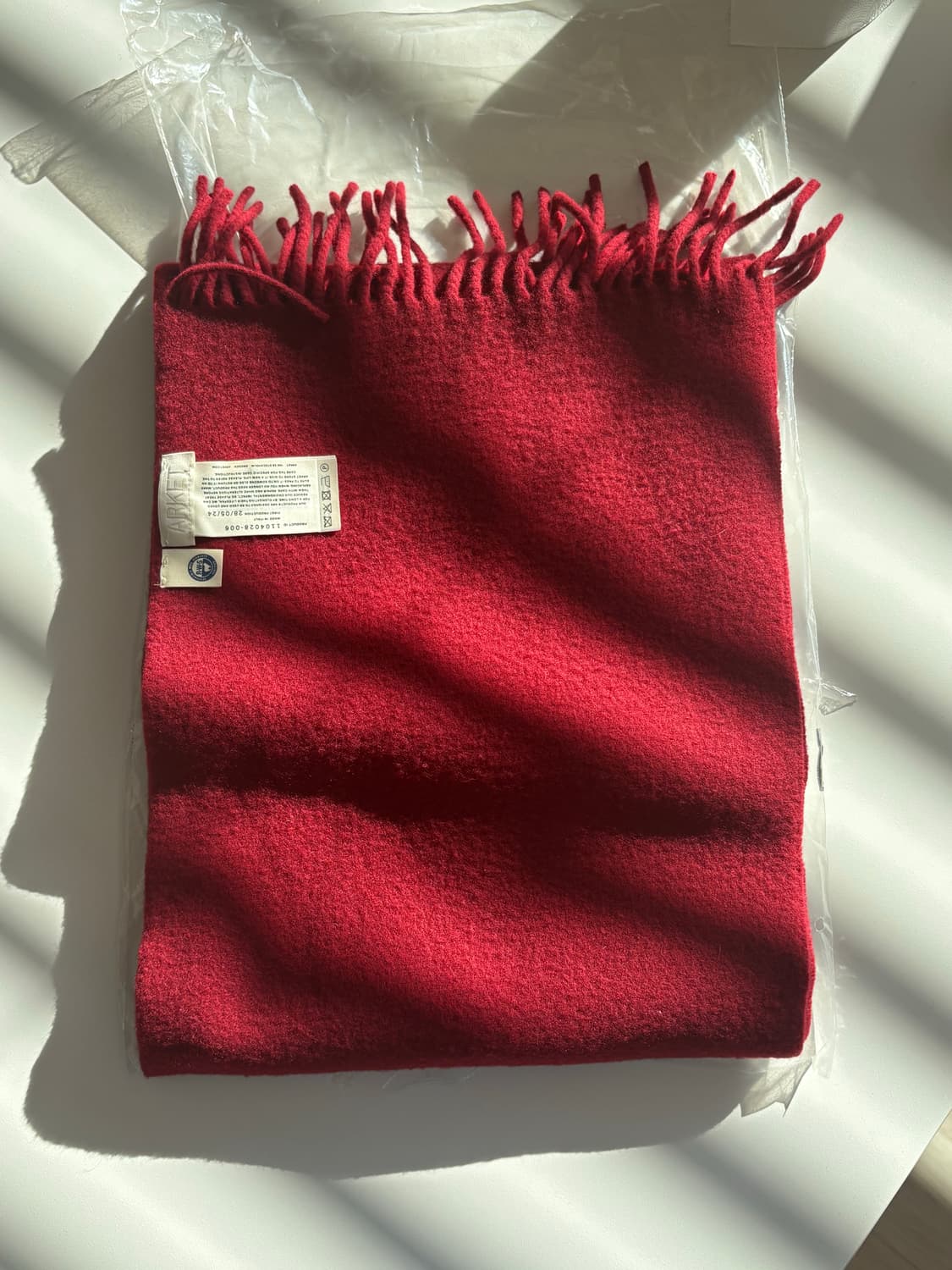 아르켓 머플러 레드,버건디 상품이미지1