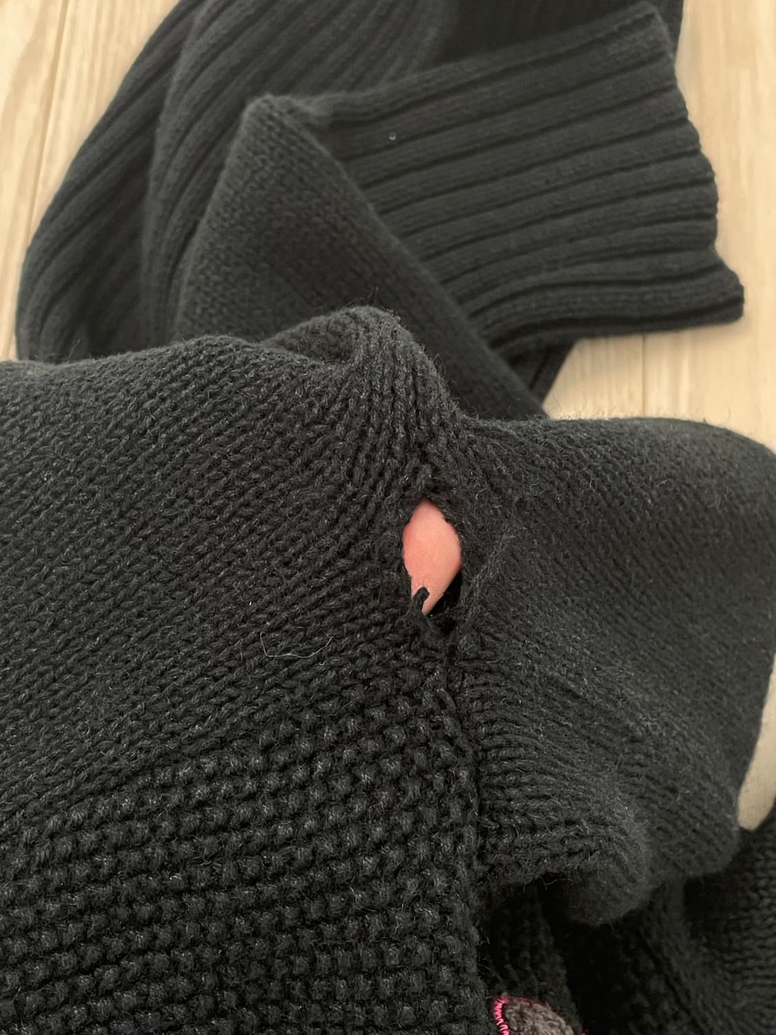 dkny jeans 하이틴 네이비 니트집업 상품이미지8