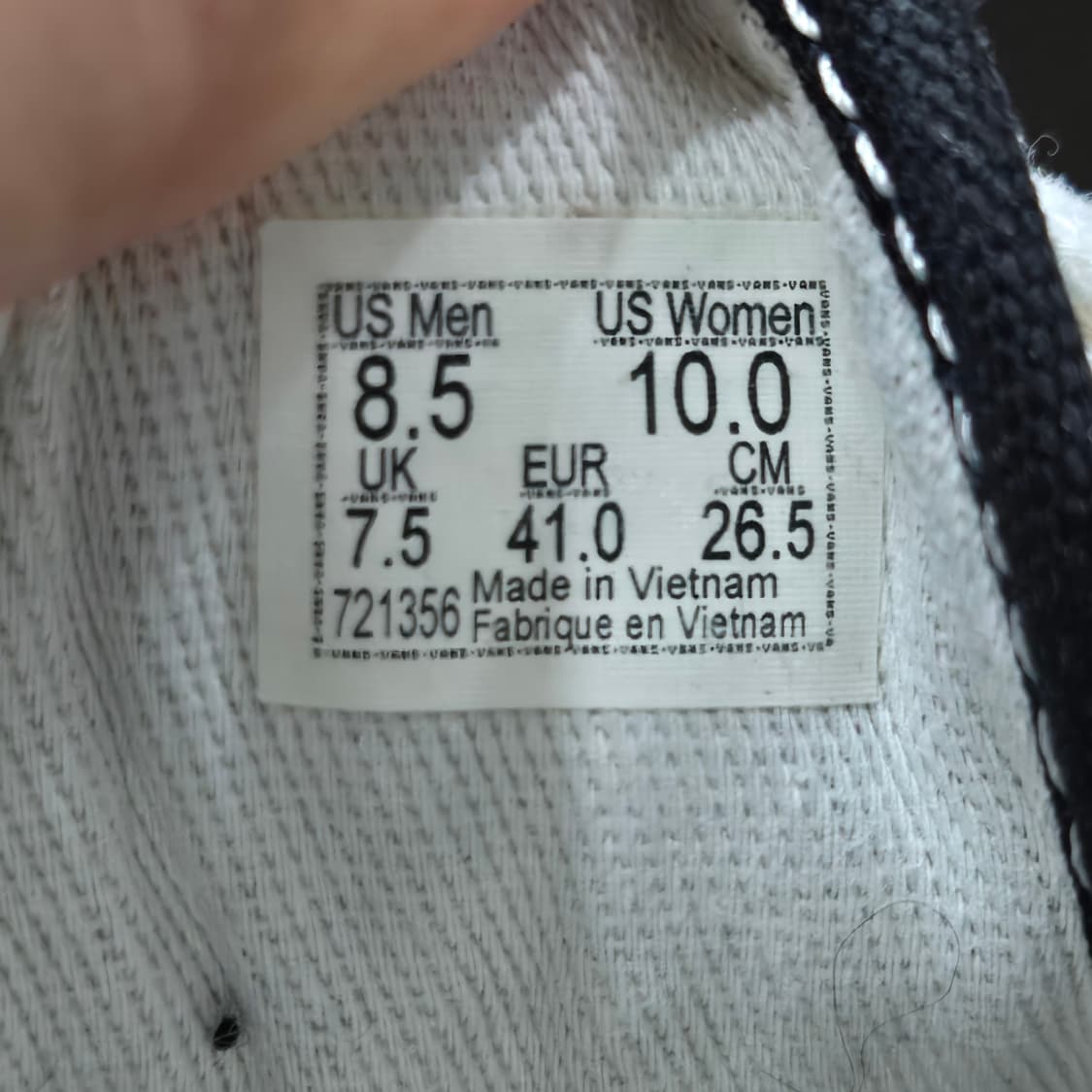 265 반스 x CDG 볼트 올드스쿨 OG  상품이미지10