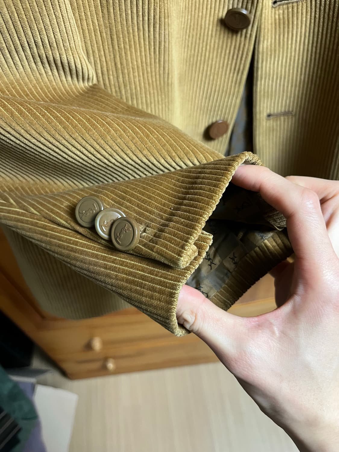 입생로랑 코듀로이 블레이저 상품이미지4