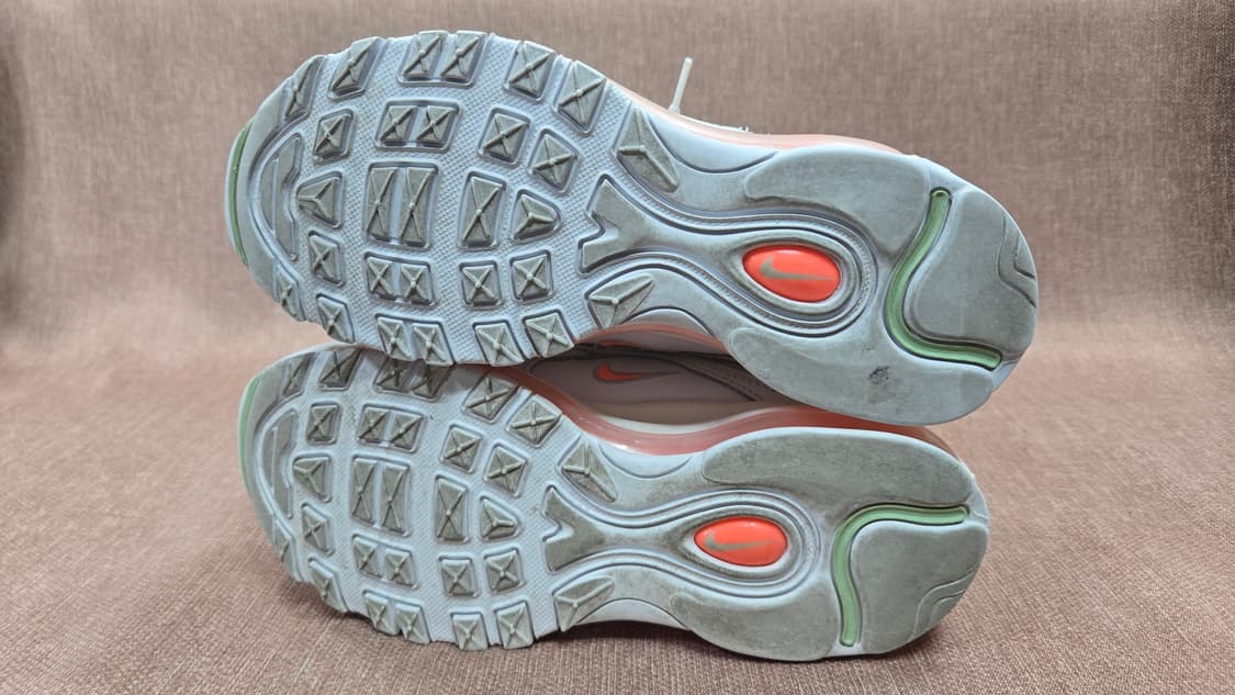 나이키 240mm-  에어 맥스 97 퓨어 플래티넘 팀 오렌지 상품이미지6