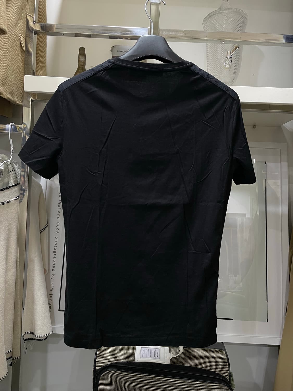 폴로랄프로렌(블랙라벨)/블랙 라운드반팔티 상품이미지2