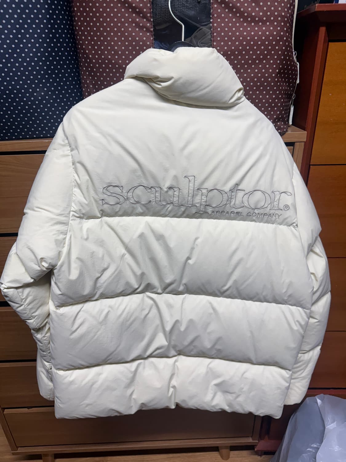 스컬프터 아이보리 패딩 S 상품이미지2
