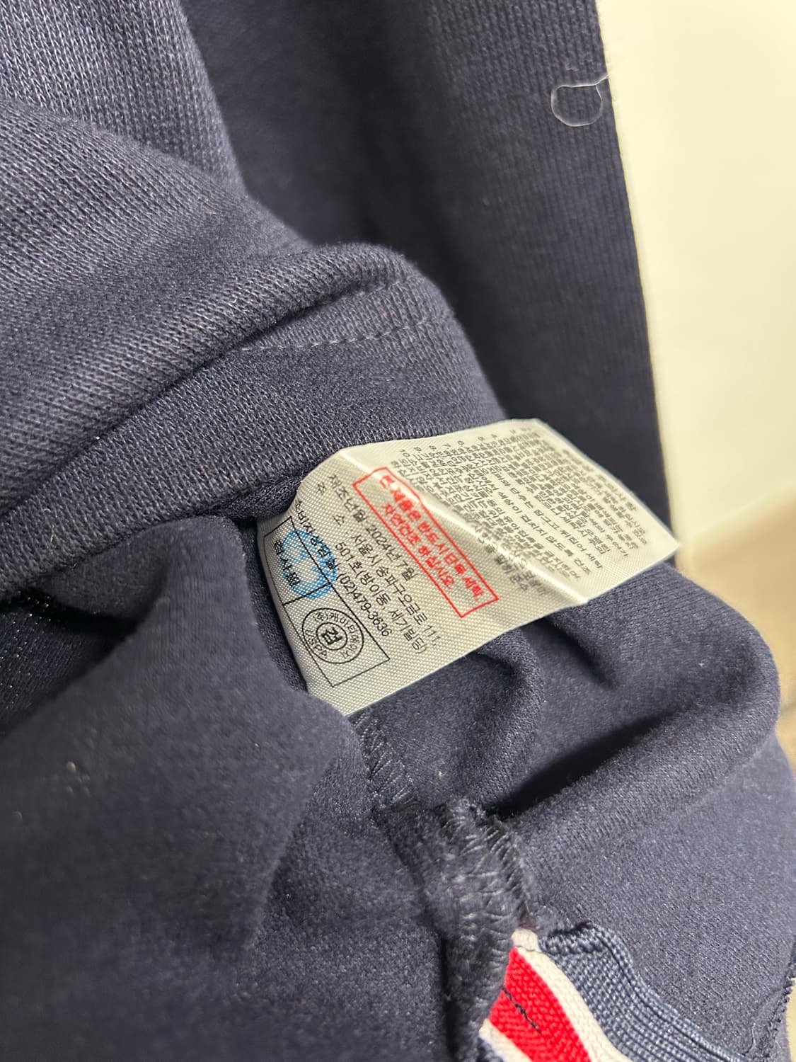 유에스폴로어슨 여성 네이비 맨투맨 티셔츠 100 상품이미지5