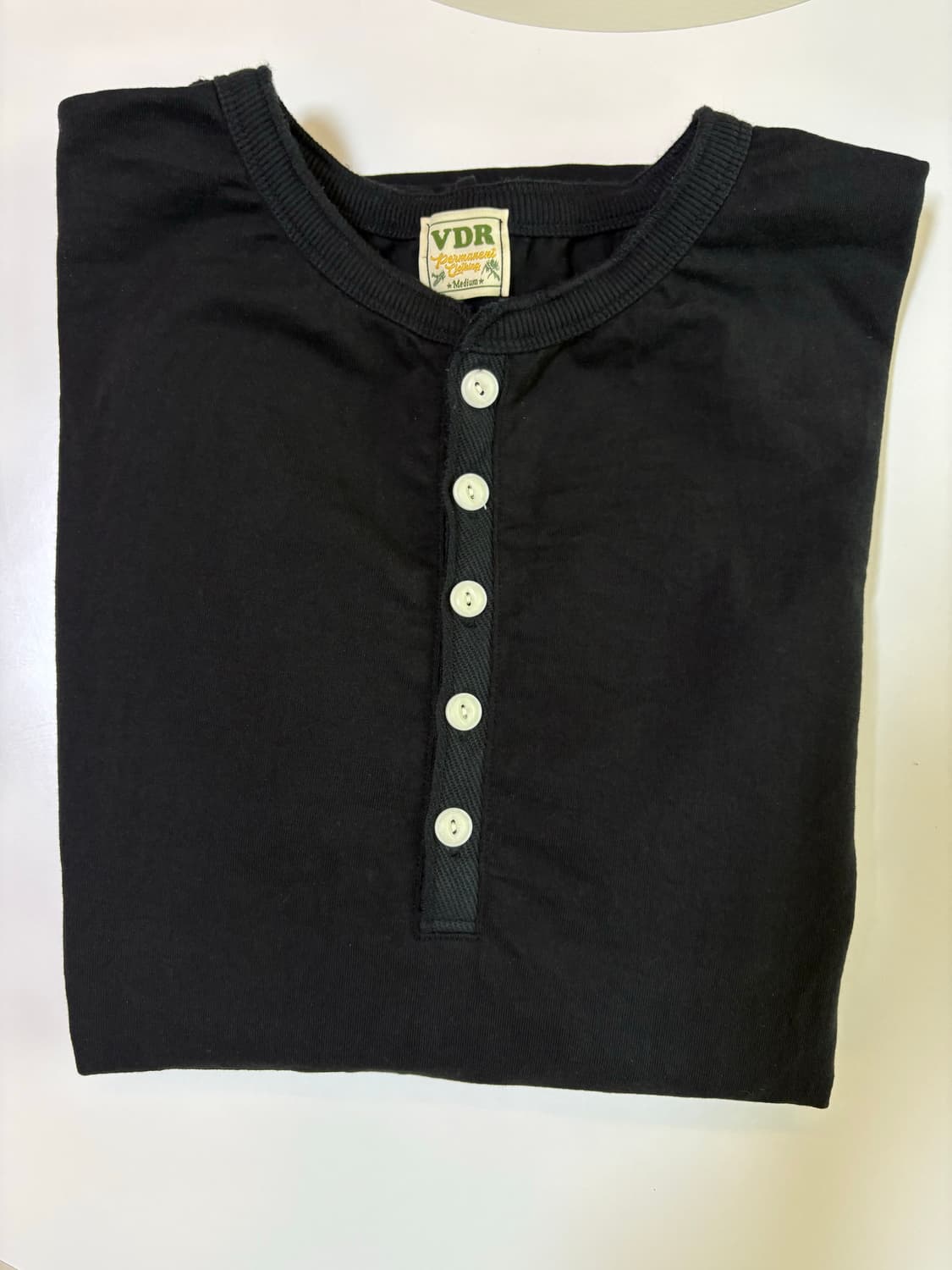 VDR 비디알 헨리넥 롱 슬리브 블랙 상품이미지1