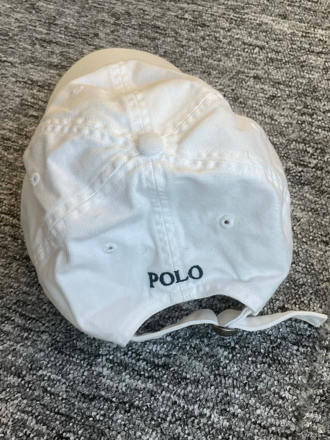 폴로 랄프로렌 화이트 볼캡 상품이미지3