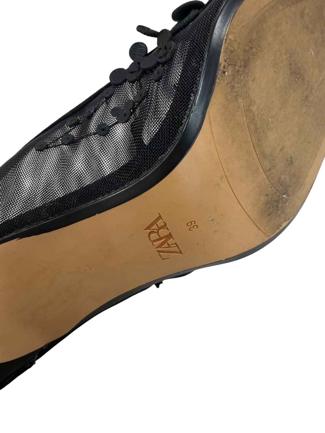 39/ 자라 zara 미키마우스 모티브 힐 구두  상품이미지8