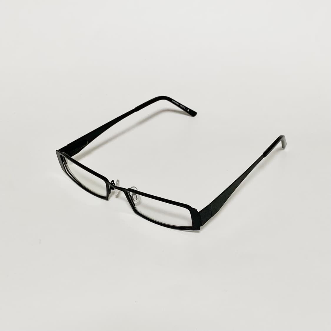 824 안경테 빈티지안경 데드스탁 슬림 사각 안경테 블랙 픽키 상품이미지3