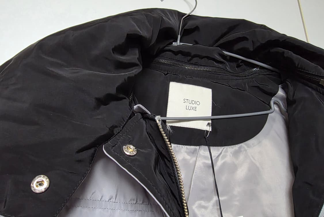 스투디오럭스 그레이 투웨이 웰론패딩 상품이미지5