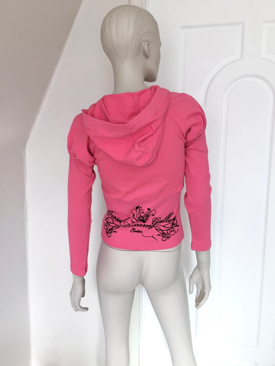 DIESEL Pink Hood Zip-up 상품이미지1