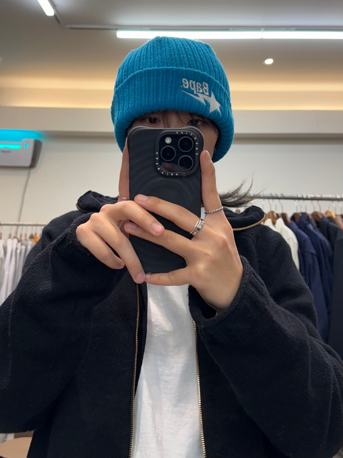 베이프 스타 자수 비니 상품이미지6