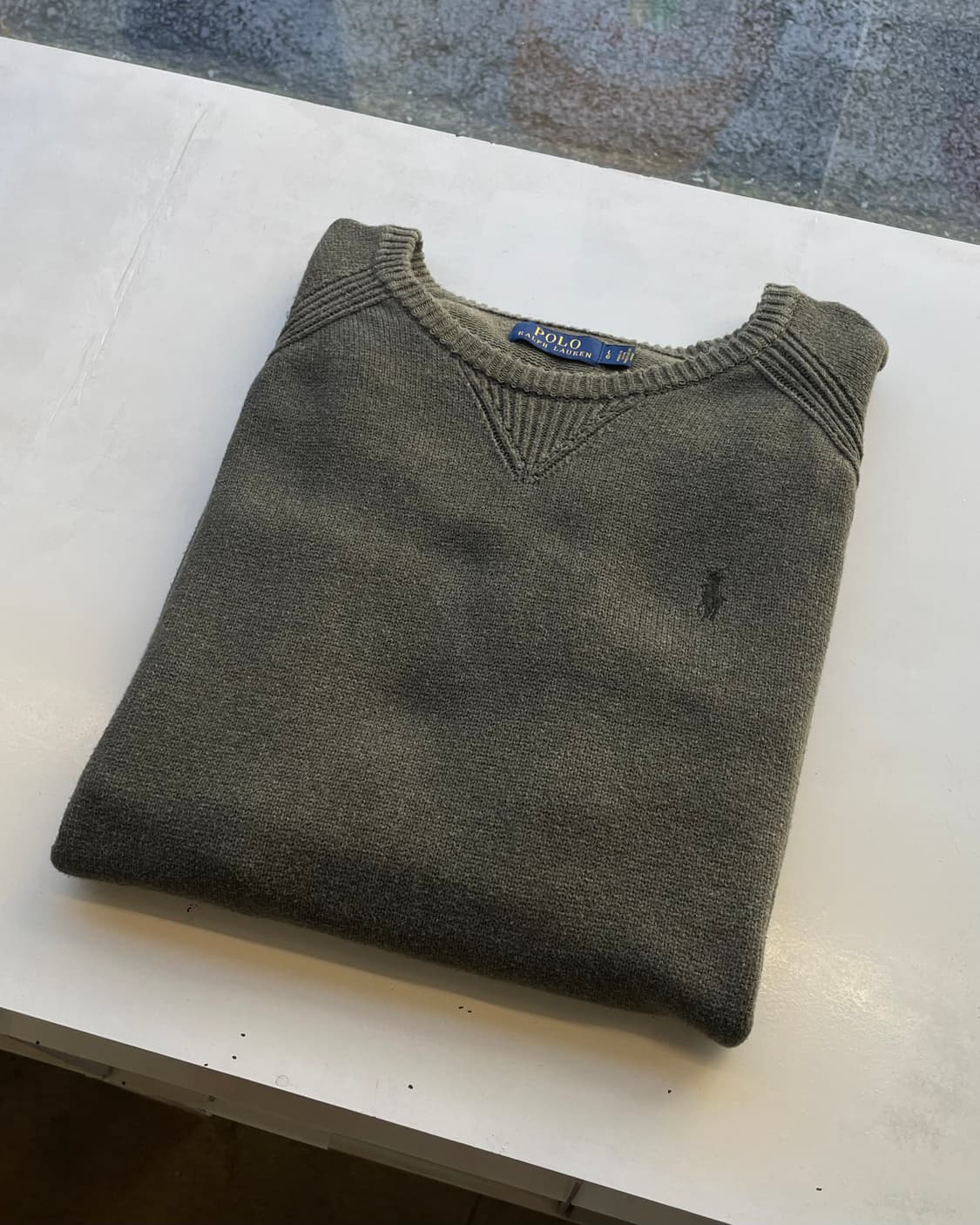 Polo RL Cotton Sweater L 폴로 코튼 니트 스웨터 상품이미지5