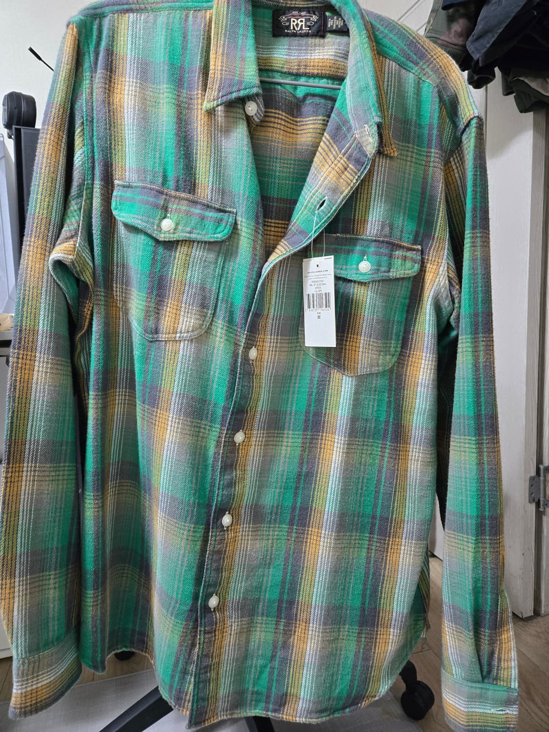 RRL 플래드 셔츠 M 상품이미지1