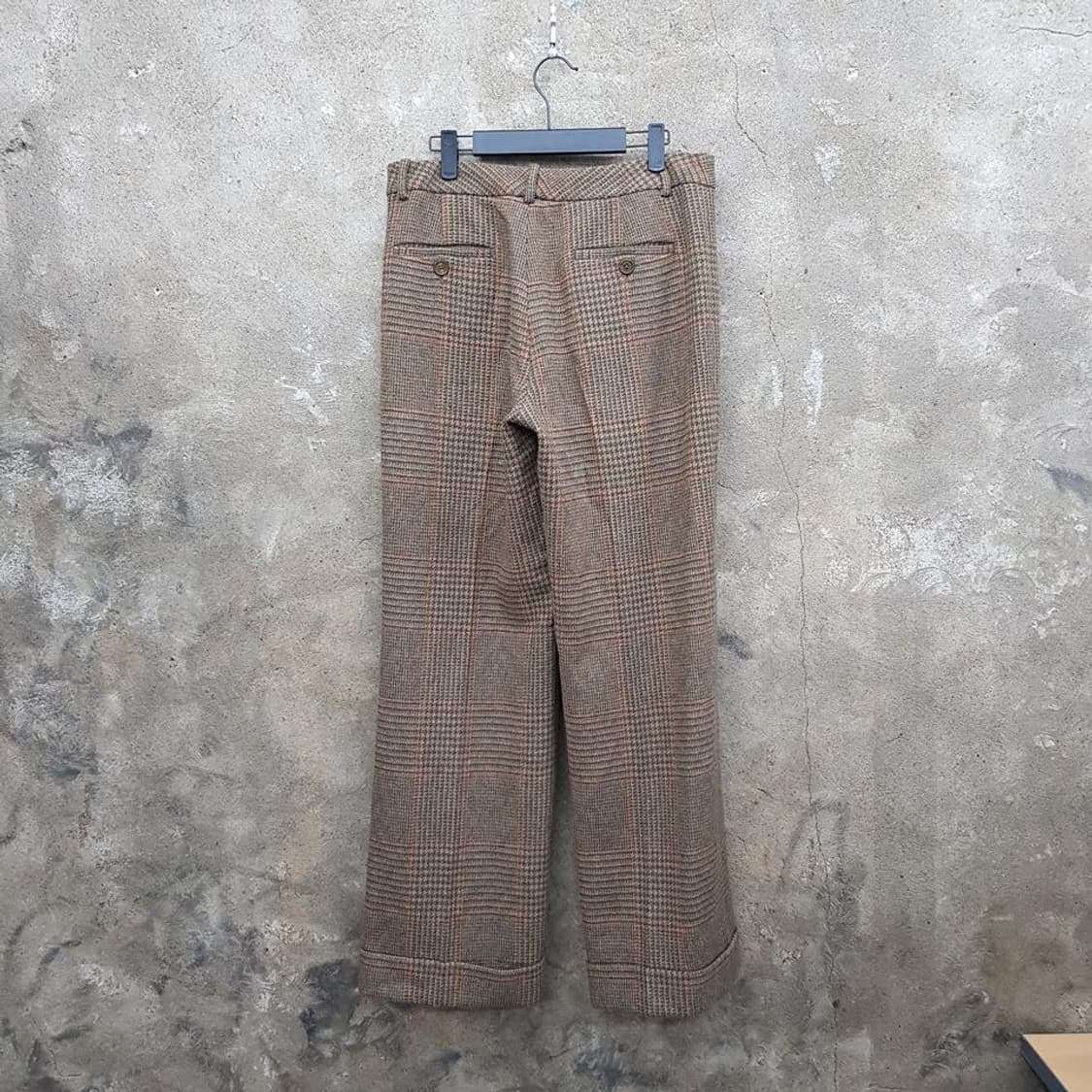랄프로렌  체크 울 슬랙스 팬츠 8사이즈 상품이미지2