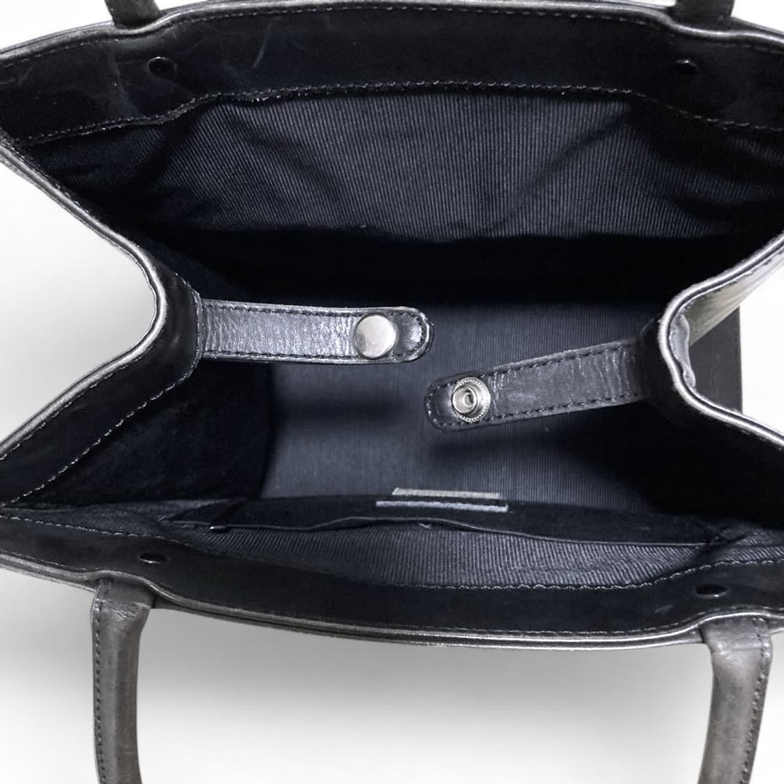 요지 야마모토 Y'SACCS 소가죽 미니멀 토트백 8 상품이미지8