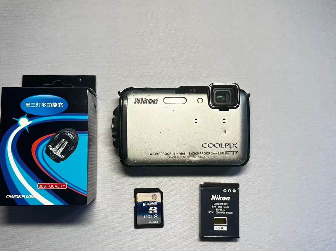 니콘 쿨픽스aw110(aw100) 은색 디카 상품이미지7