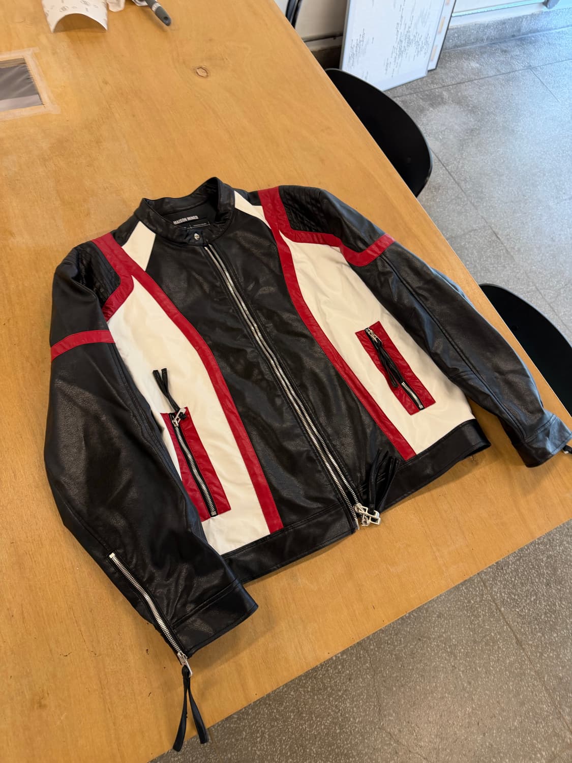 메종미네드 바이커 자켓 상품이미지1