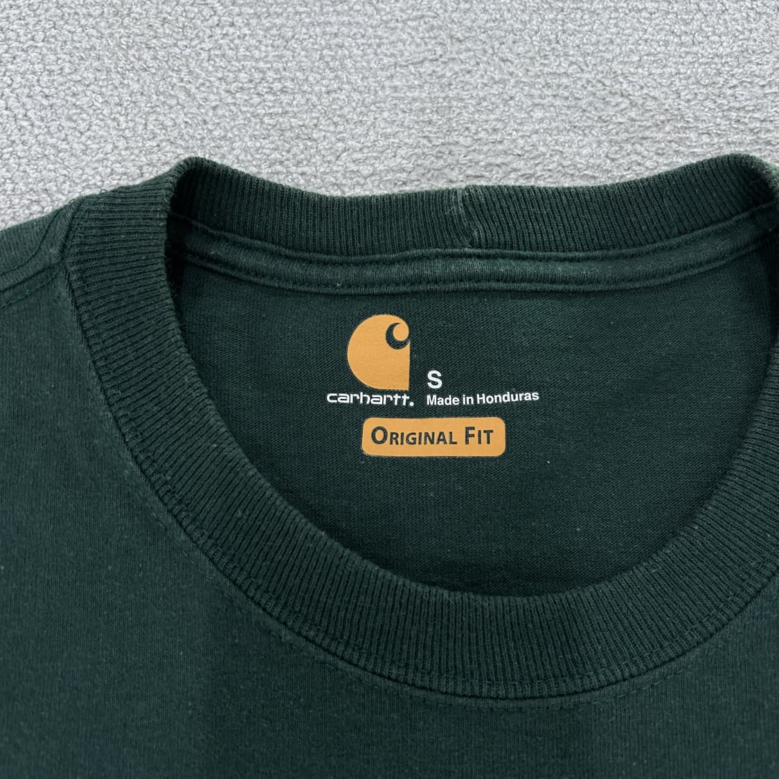 칼하트 포켓 반팔 티셔츠 다크 그린 L 상품이미지2