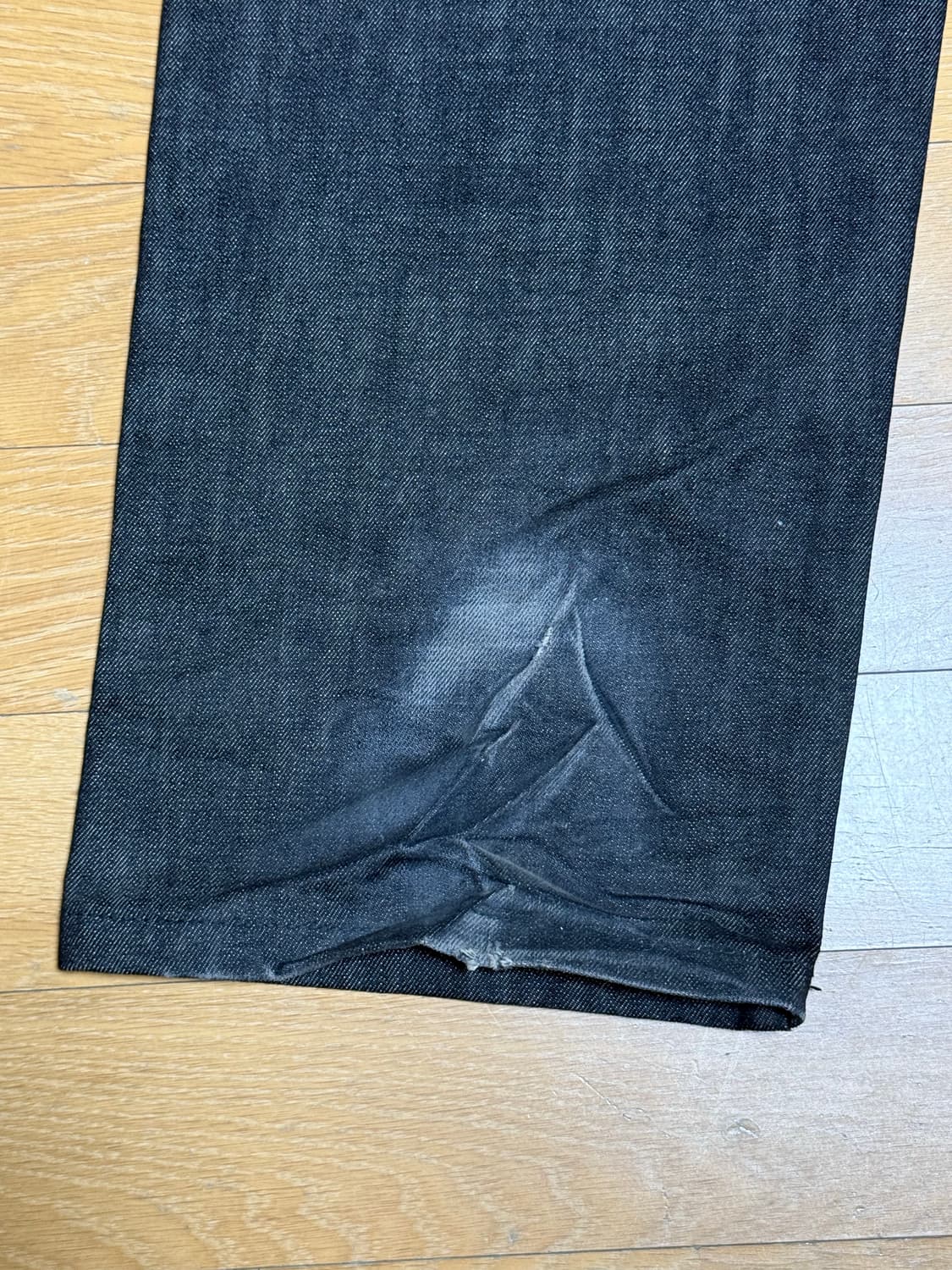 RAW DENIM JAPANESE REGULAR FIT BLACK 상품이미지3