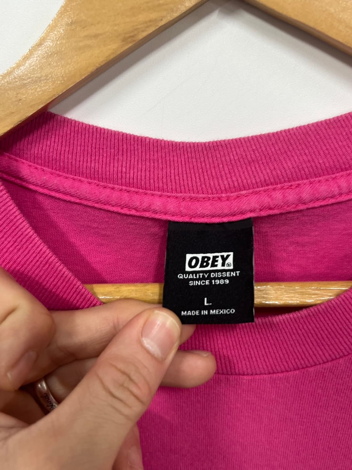 오베이 팝 아트 그래픽 반팔 티셔츠 상품이미지5