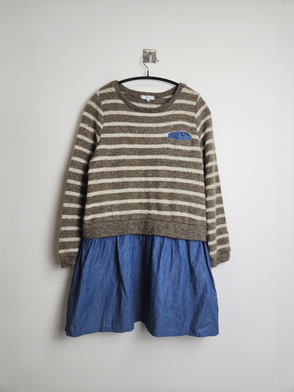 스트라이프 레이어드 롱 탑 상품이미지6