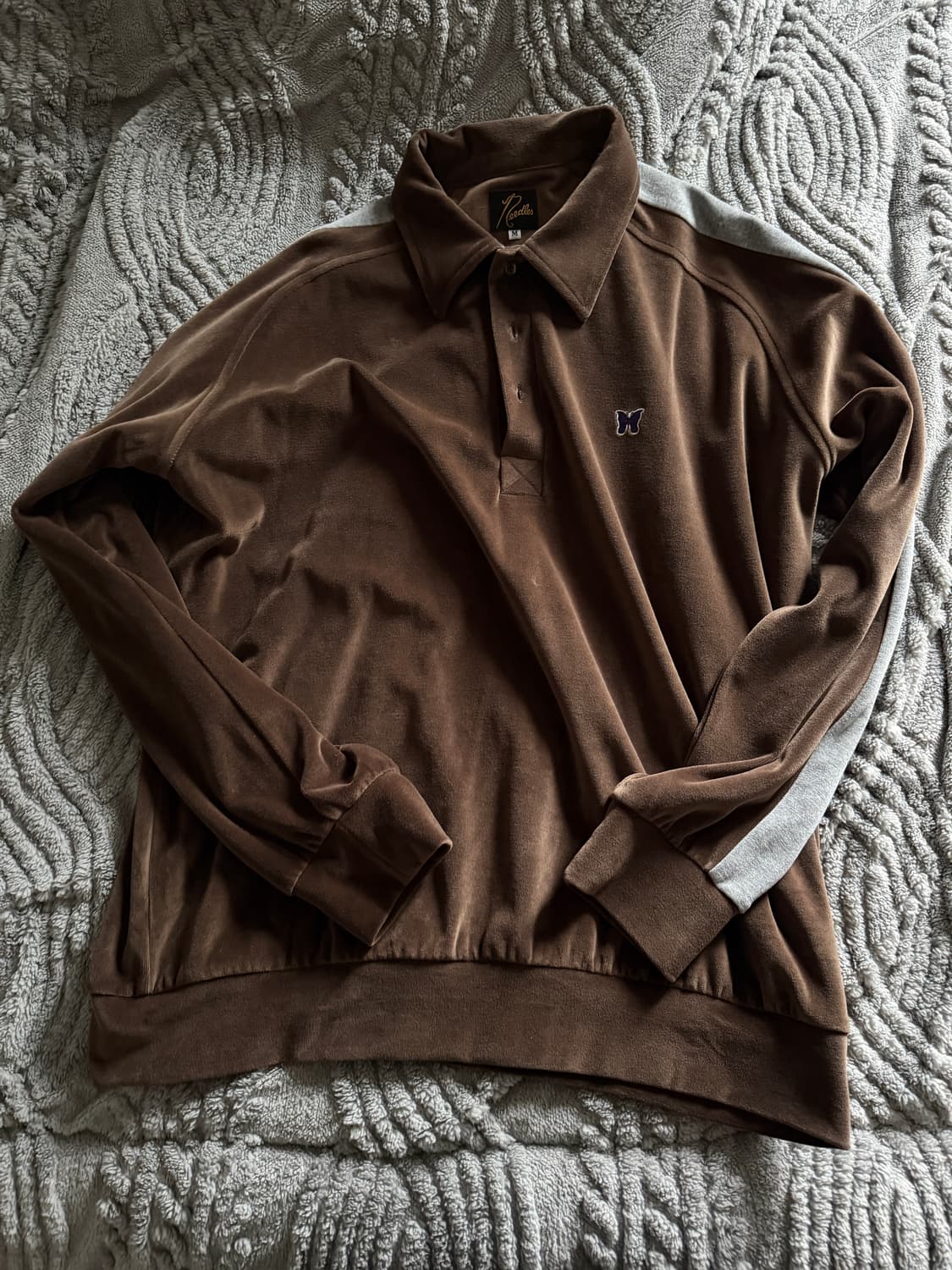 Needles SIDE LINE PULLOVER SHIRT BROWN M 상품이미지2