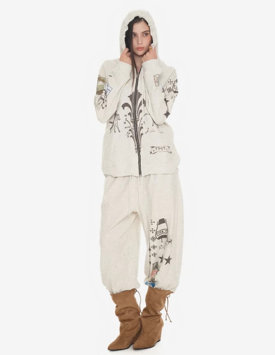 투머치택스 후드집업 상품이미지2