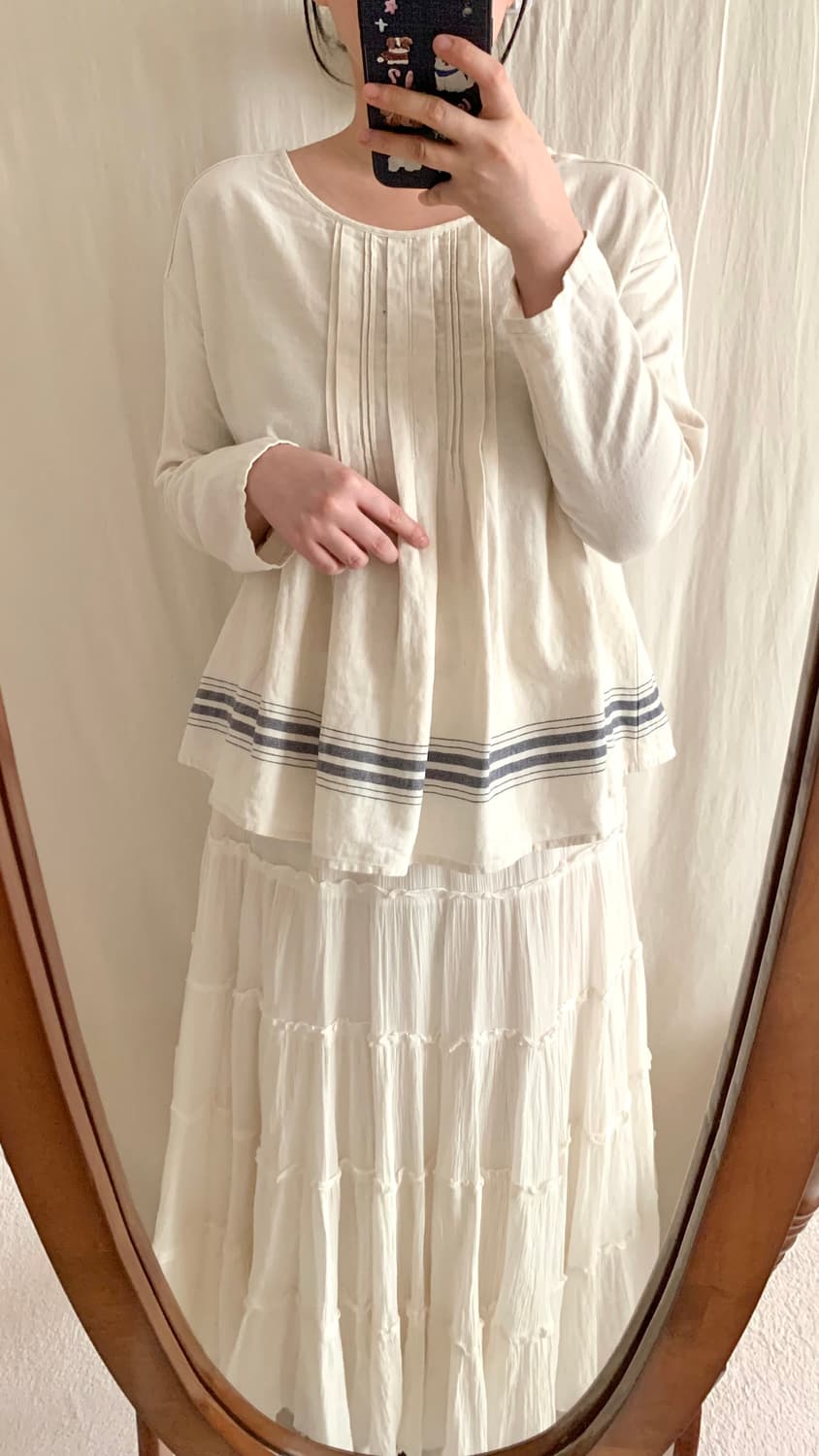 SM2 스트라이프 린넨 블라우스 상품이미지5