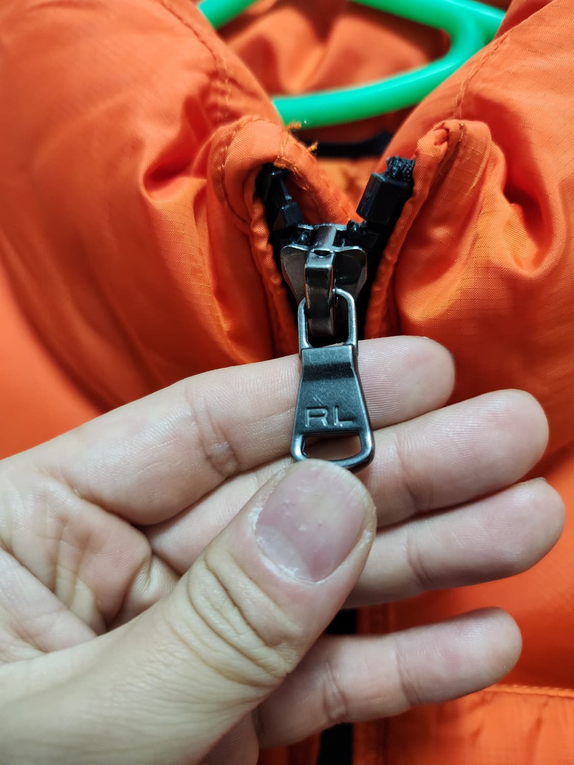 폴로 랄프로렌 RL/250 오렌지 패딩 점퍼 상품이미지5