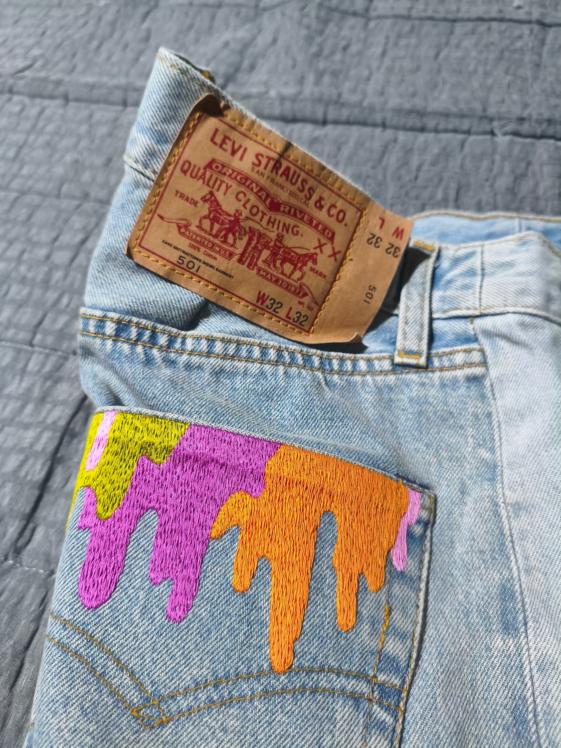 리바이스 LVC 1984 501 셀비지 더블진 32/32 새상품 상품이미지4