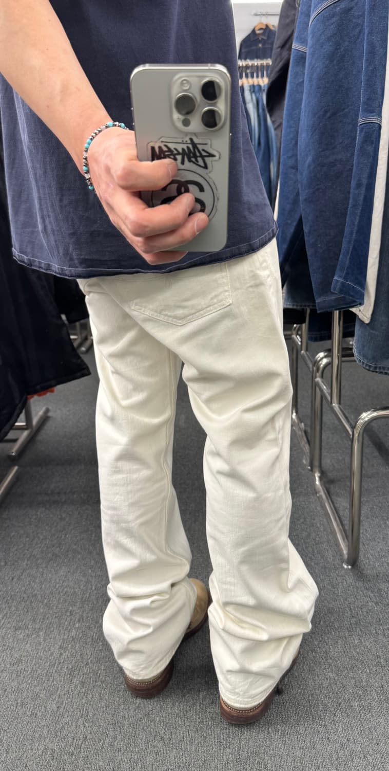 OS)랄프로렌 빈티지 크림 데님팬츠 상품이미지2