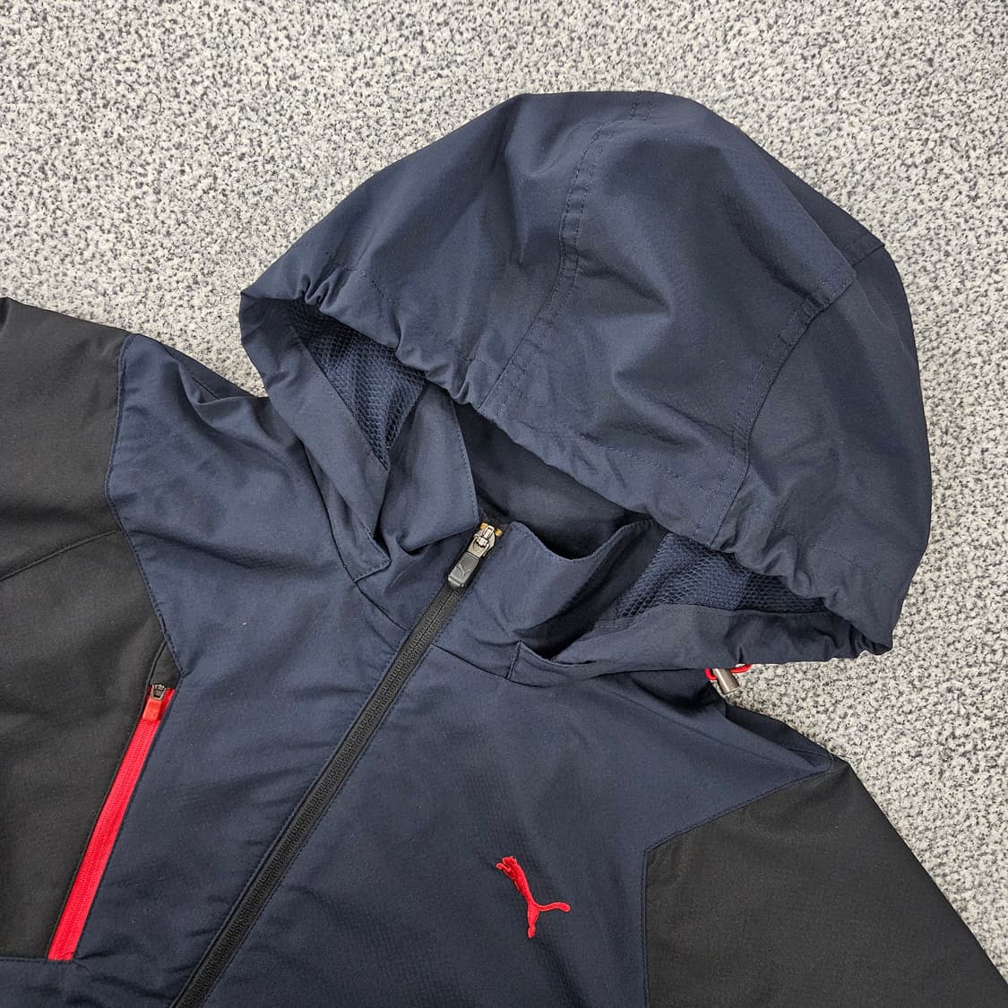 [XL] 푸마 컬러블럭 후드 바람막이 자켓 1103JM1 상품이미지2