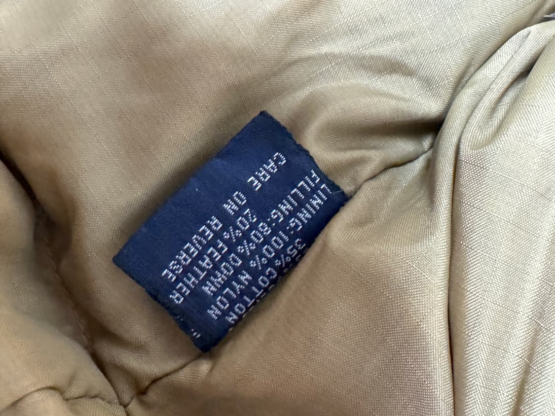 빔즈 오렌지 레드 다운 패딩 상품이미지8