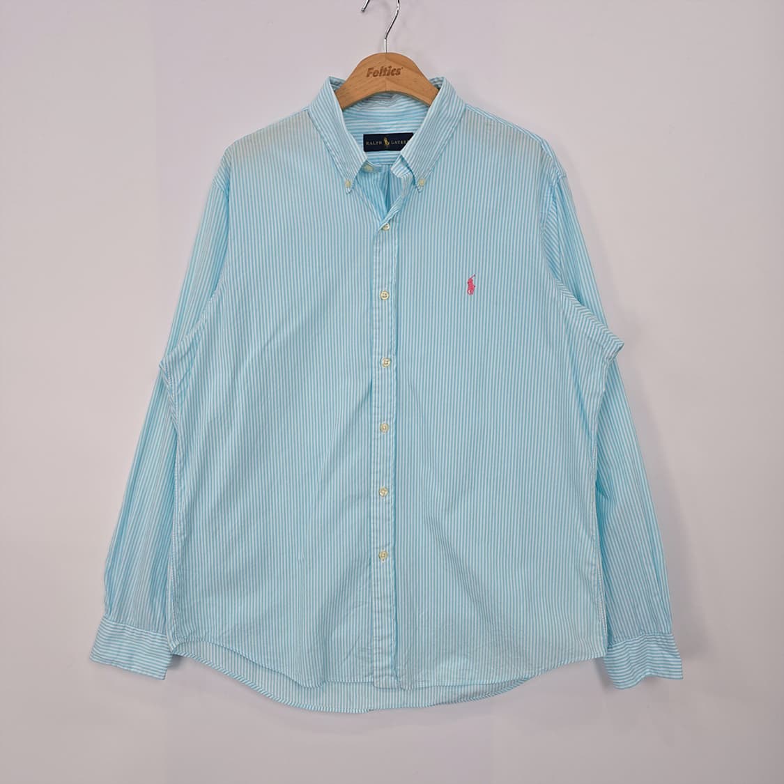 랄프 로렌 Ralph Lauren 남성 스트라이프 셔츠 L 상품이미지1