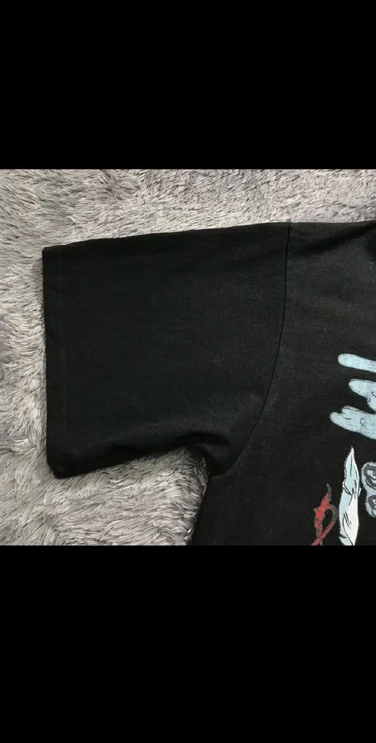 [[2XL-3XL]@ ANGEL OF DEATH 프린트 오버핏 반팔티셔츠 상품이미지5