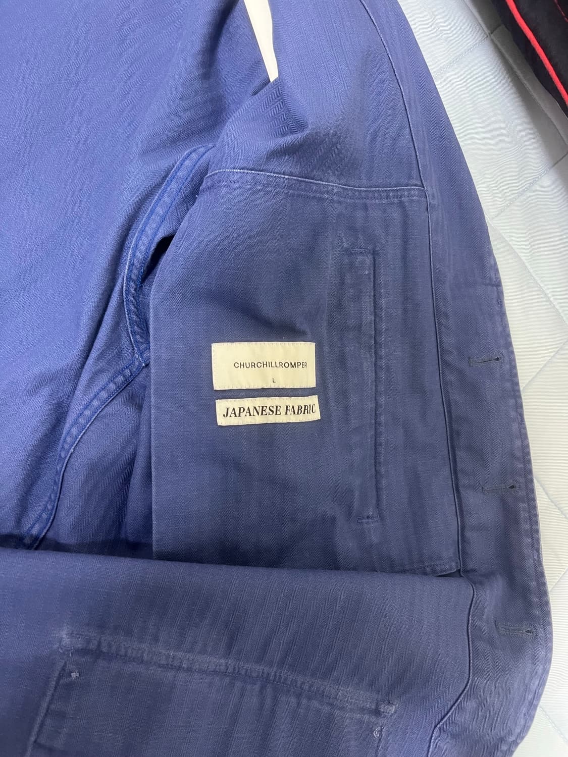 처칠롬퍼 FRANCE F-1 JACKET VINTAGE BLUE 상품이미지5