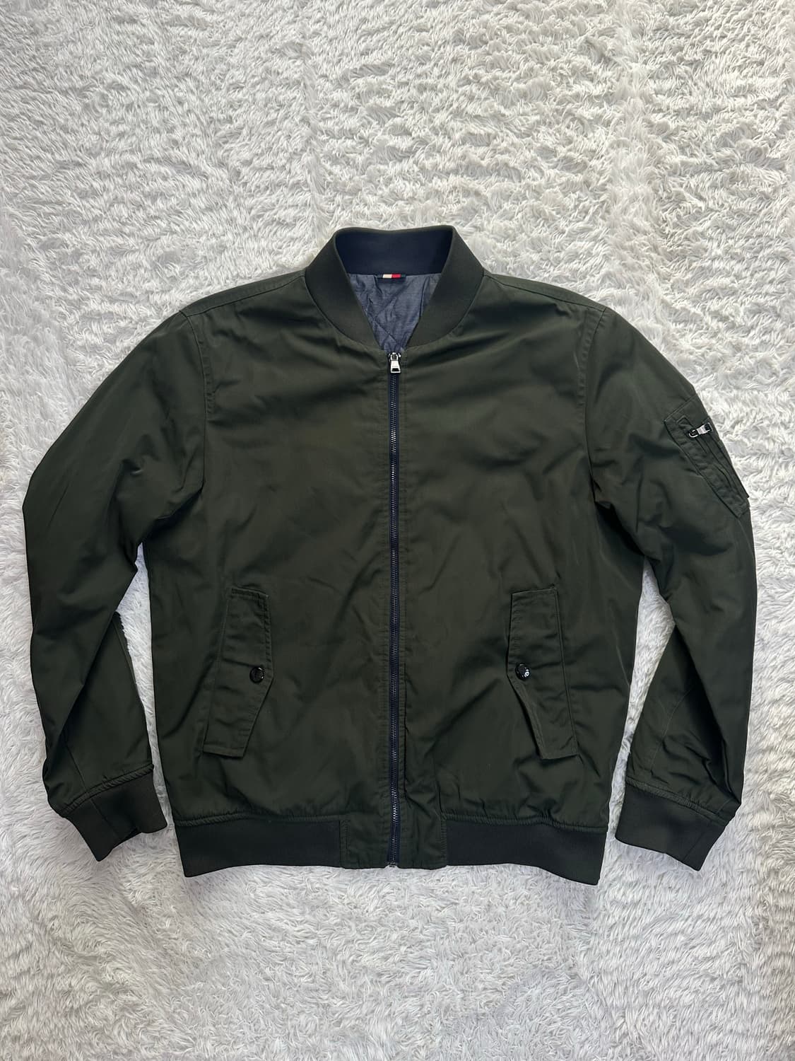 타미힐피거 남성 양면 봄버 자켓 L / 100 상품이미지1