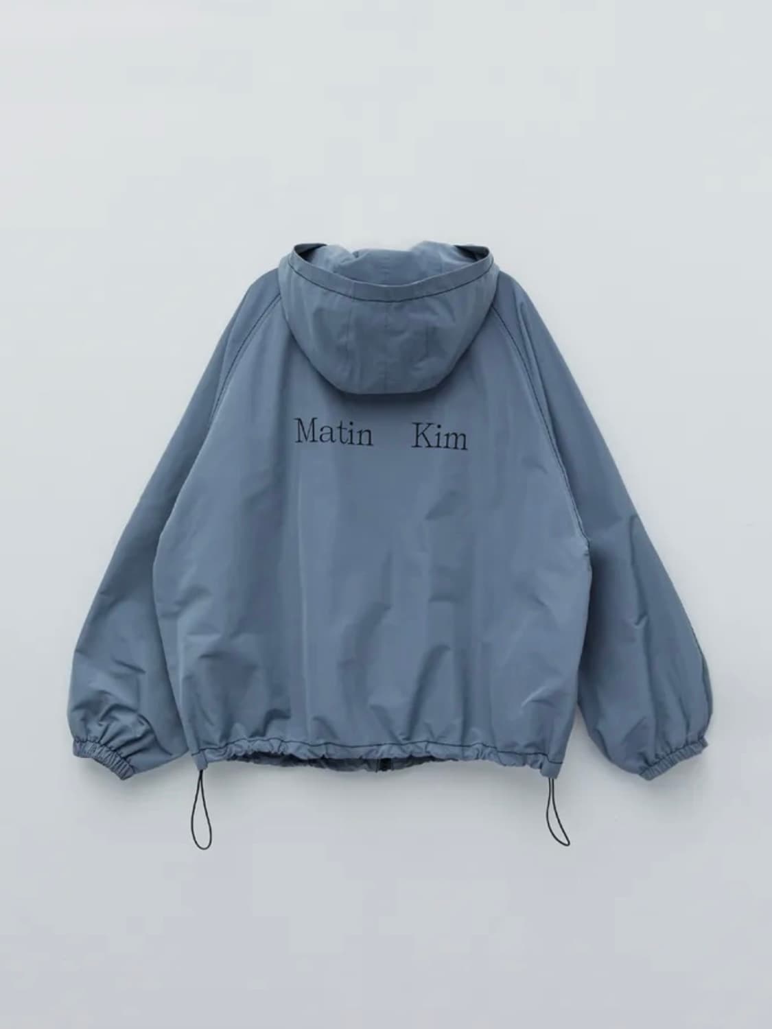 마뗑킴 LOGO HOODY JACKET IN GREY 상품이미지1