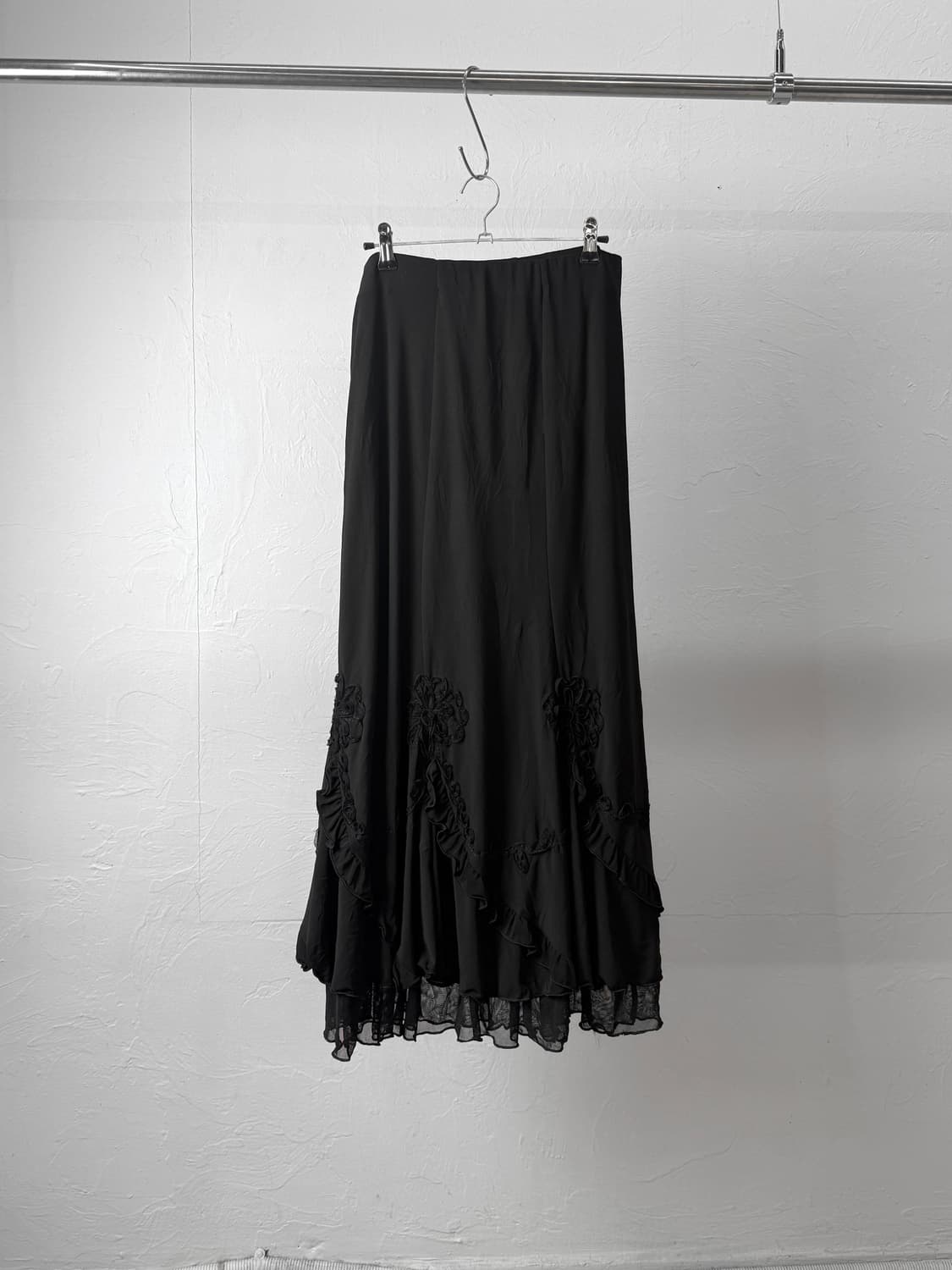 Da Vistora 플라워 아플리케 스커트 상품이미지1