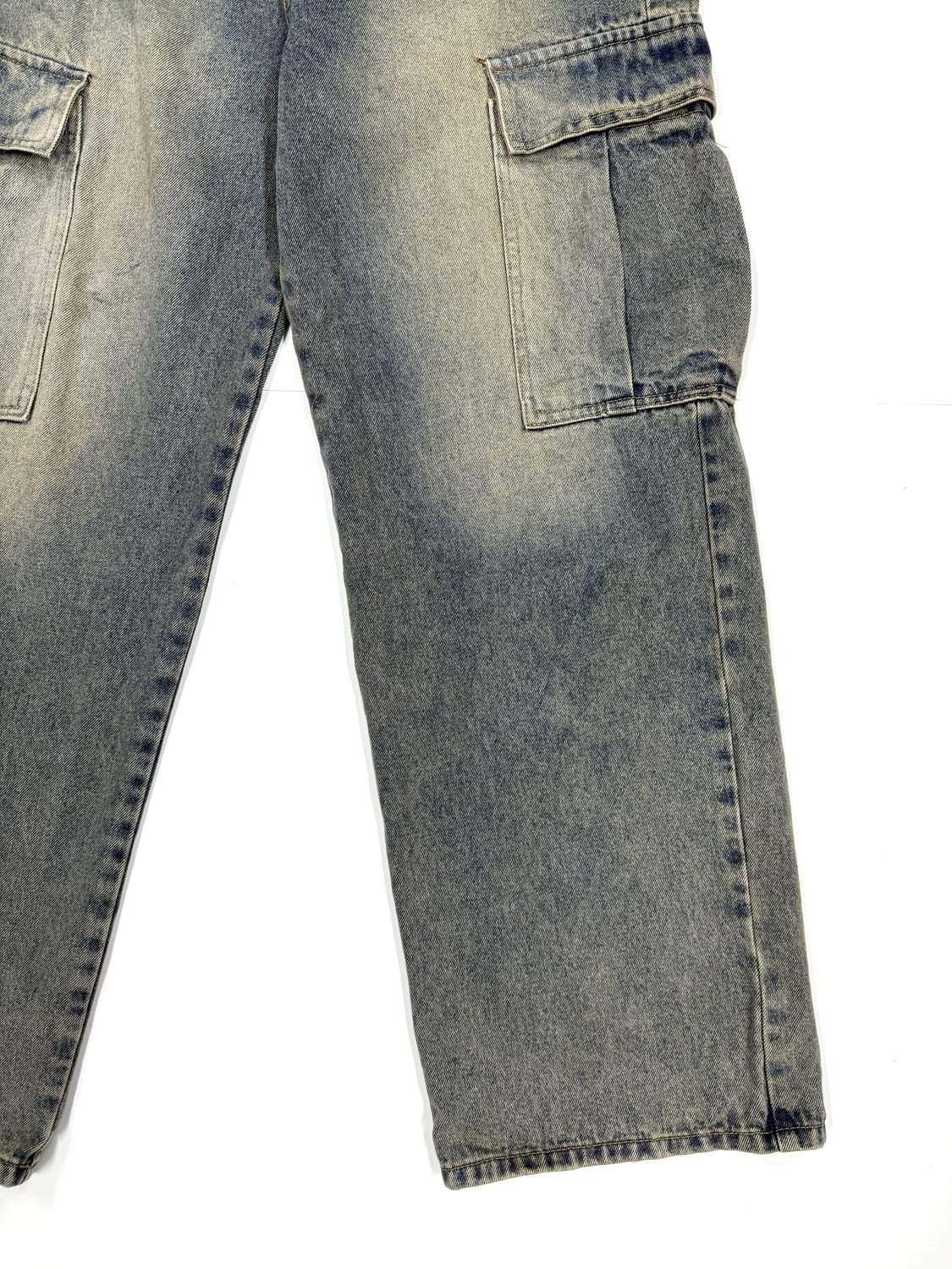 빈티지 워싱 카고 데님팬츠 상품이미지2