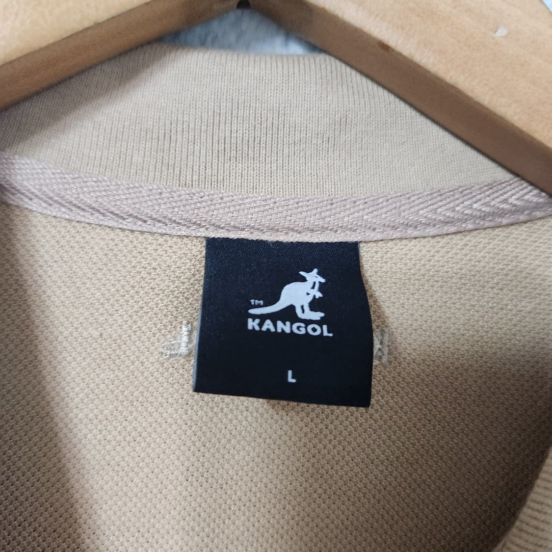 G740 [L] 캉골 반팔 카라 티셔츠
 상품이미지3