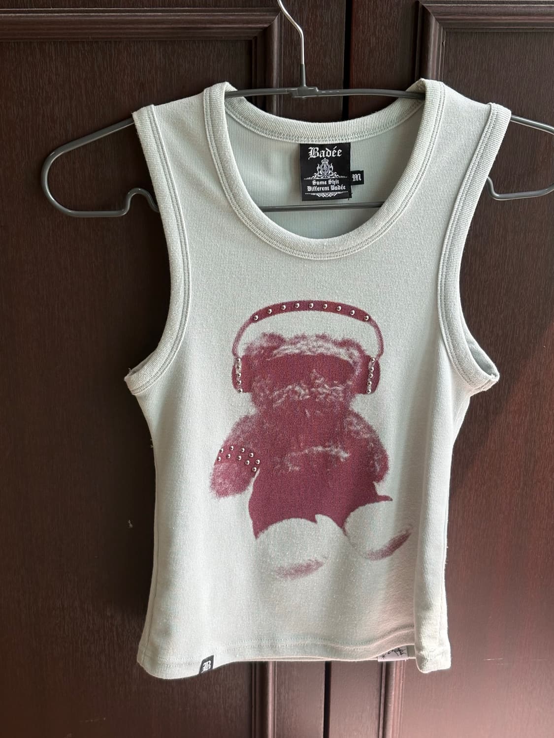 배디 슬리브리스 badee Bear Sleeveless mint 상품이미지1