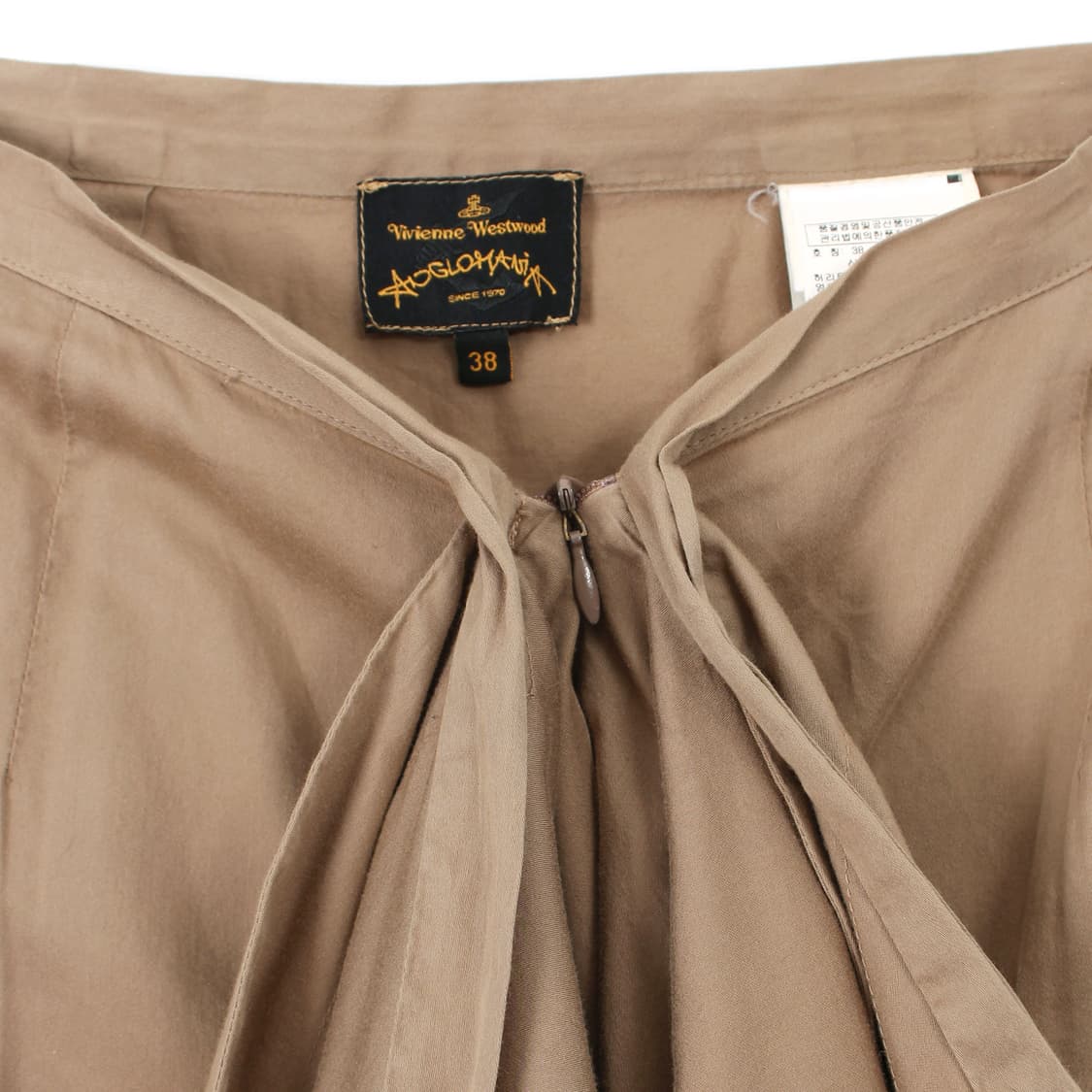 비비안웨스트우드 VIVIENNE WESTWOOD 러플 트임 베이지 랩 미 상품이미지2