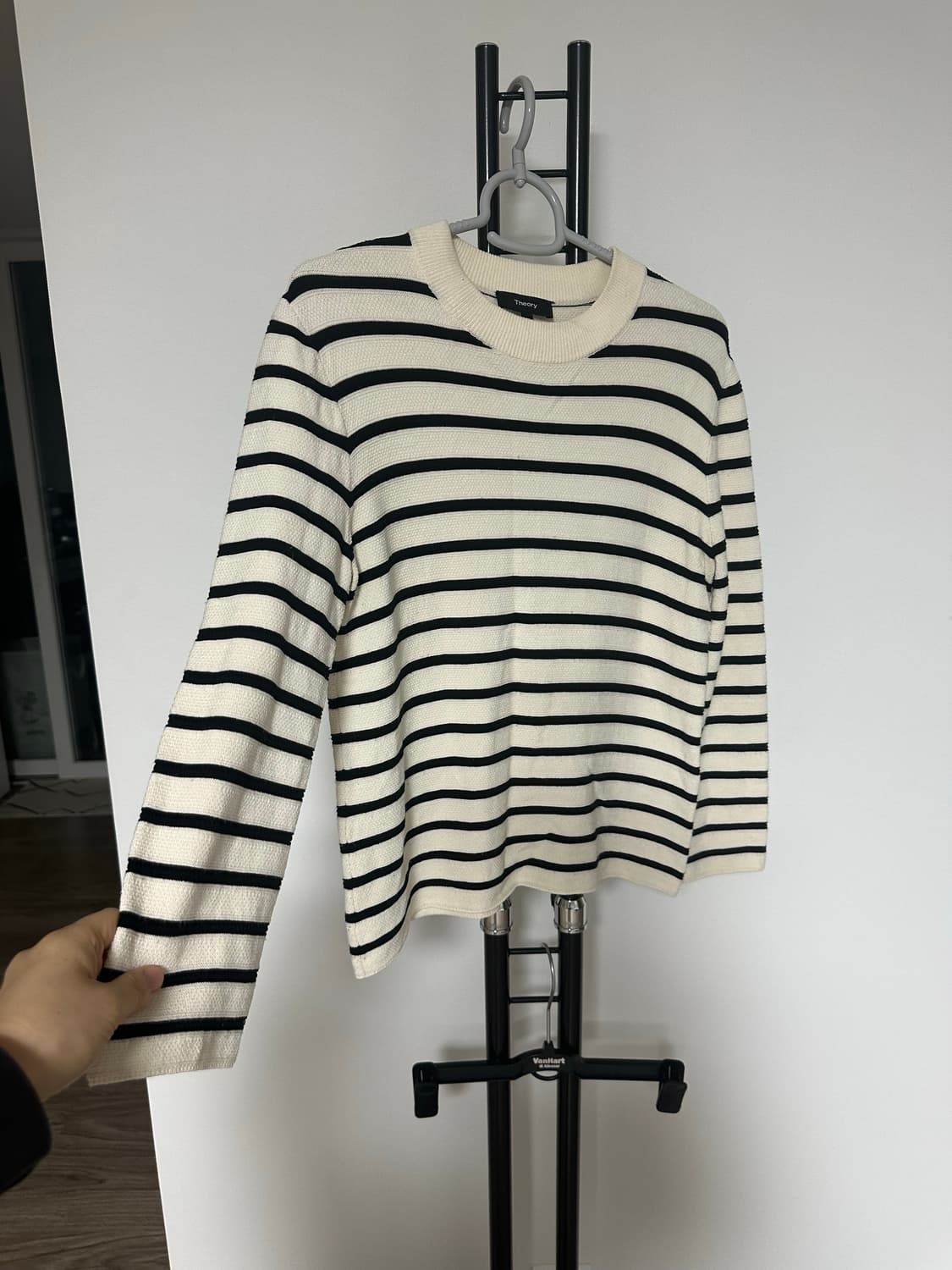 Theory 띠어리  스트라이프 여성  니트티-M사이즈 상품이미지3
