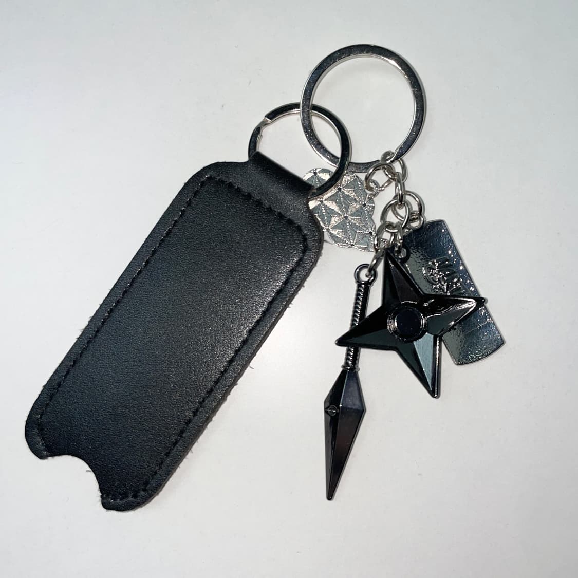 [중고] 나루토 아카츠키 코노하 열쇠고리 라이터 케이스 상품이미지3